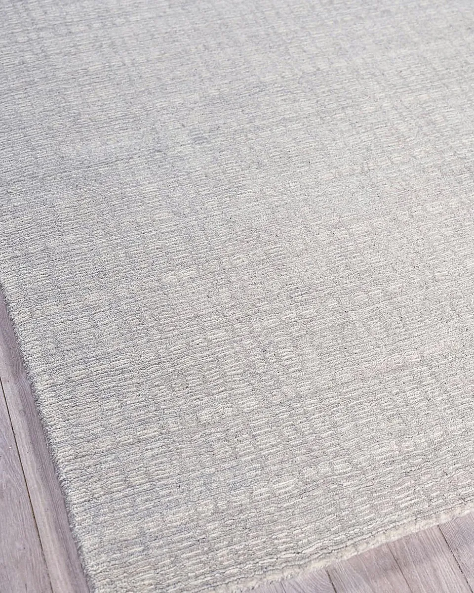 Exquisite Rugs Alpine Hand-Loomed Silver & Ivory Rug | Thumbnail 3 Exquisite Rugs Alpine Hand-Loomed Silver & Ivory Rug | Thumbnail 3