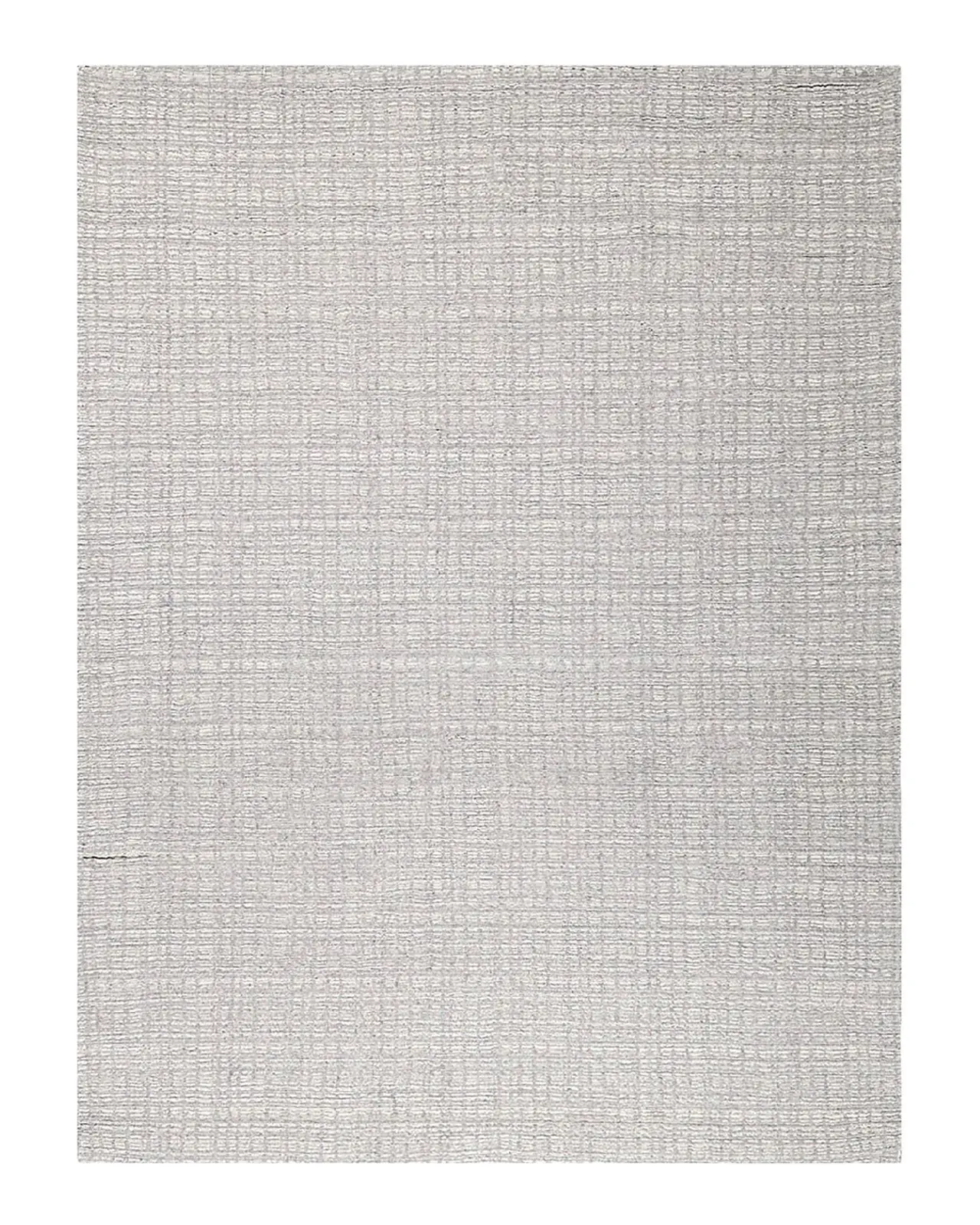Exquisite Rugs Alpine Hand-Loomed Silver & Ivory Rug