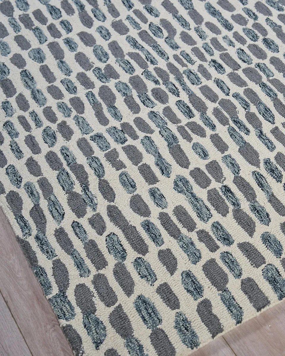 Exquisite Rugs Ink Blot Hand-Tufted Black & Gray Rug | Thumbnail 3 Exquisite Rugs Ink Blot Hand-Tufted Black & Gray Rug | Thumbnail 3