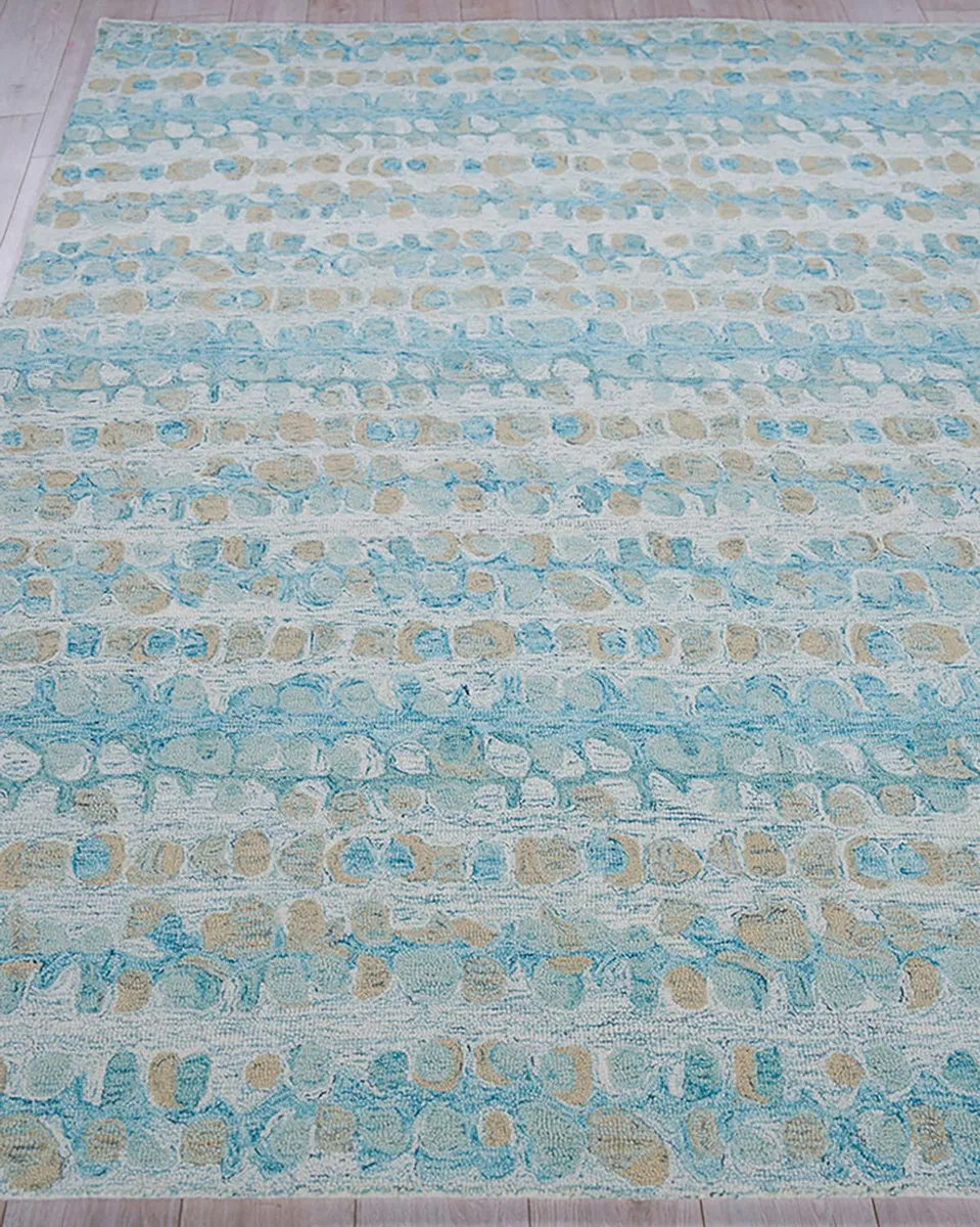 Exquisite Rugs Colorplay Hand-Tufted Turquoise Rug | Thumbnail 2 Exquisite Rugs Colorplay Hand-Tufted Turquoise Rug | Thumbnail 2
