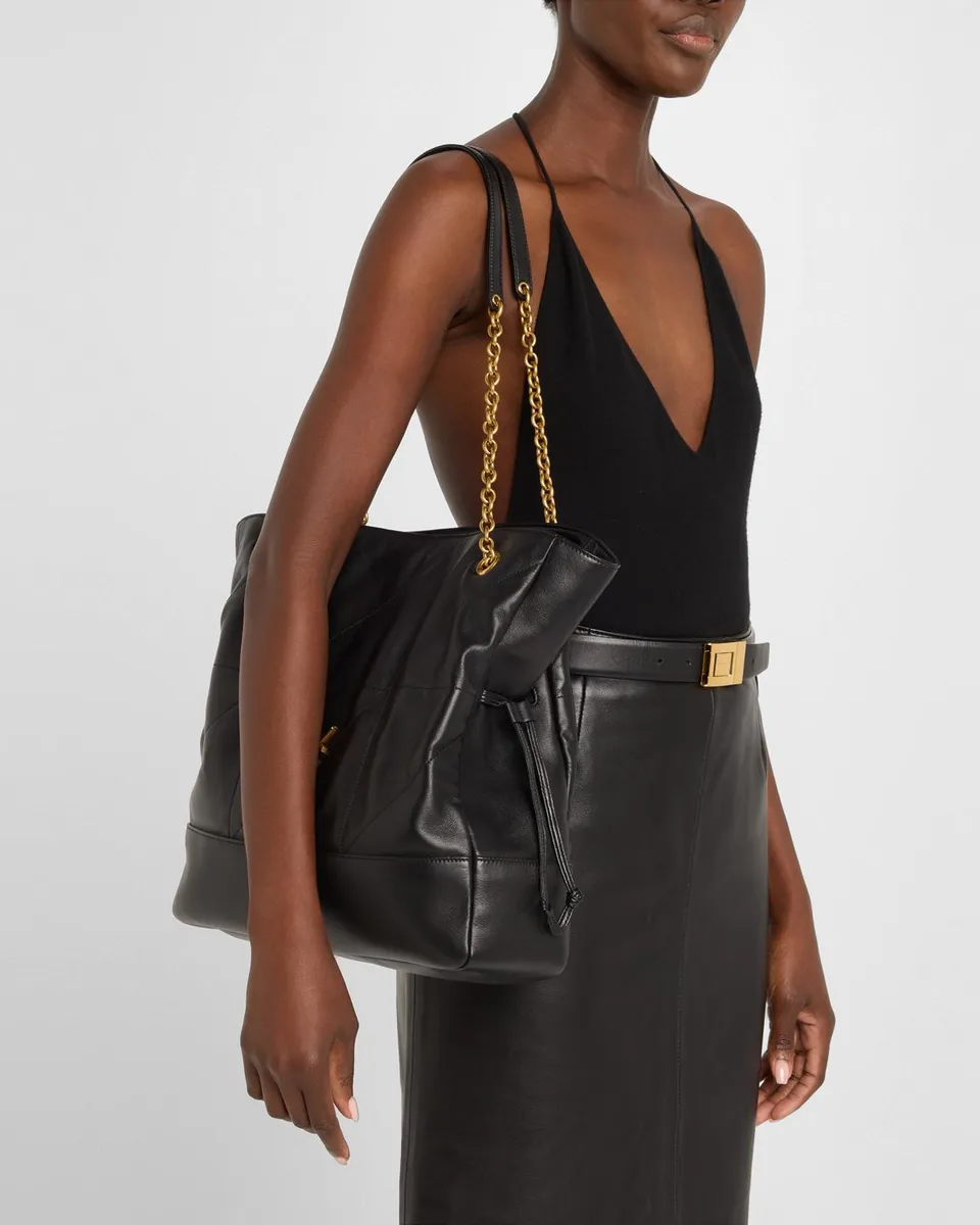 Saint Laurent Jamie 4.3 Medium Shopping Tote Bag in Quilted Leather | Thumbnail 2 Saint Laurent Jamie 4.3 Medium Shopping Tote Bag in Quilted Leather | Thumbnail 2
