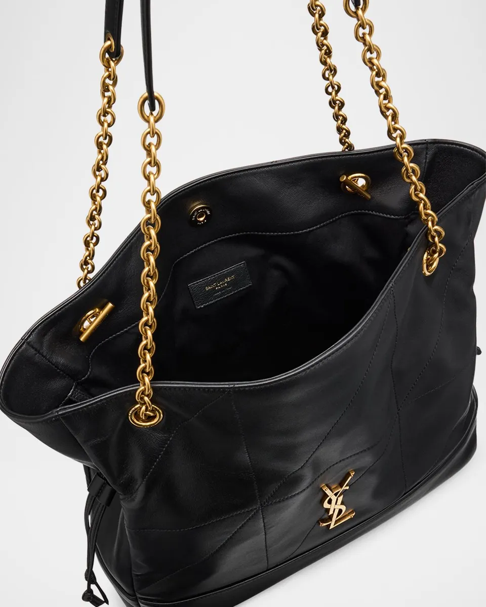Saint Laurent Jamie 4.3 Medium Shopping Tote Bag in Quilted Leather | Thumbnail 4 Saint Laurent Jamie 4.3 Medium Shopping Tote Bag in Quilted Leather | Thumbnail 4