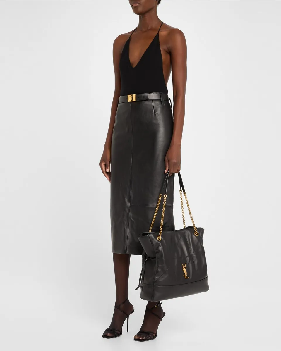 Saint Laurent Jamie 4.3 Medium Shopping Tote Bag in Quilted Leather | Thumbnail 6 Saint Laurent Jamie 4.3 Medium Shopping Tote Bag in Quilted Leather | Thumbnail 6