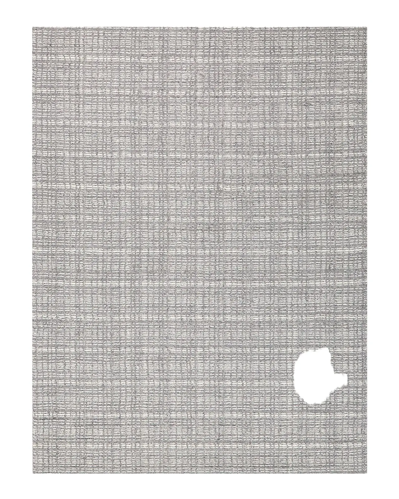 Exquisite Rugs Alpine Hand-Loomed Gray & Ivory Rug
