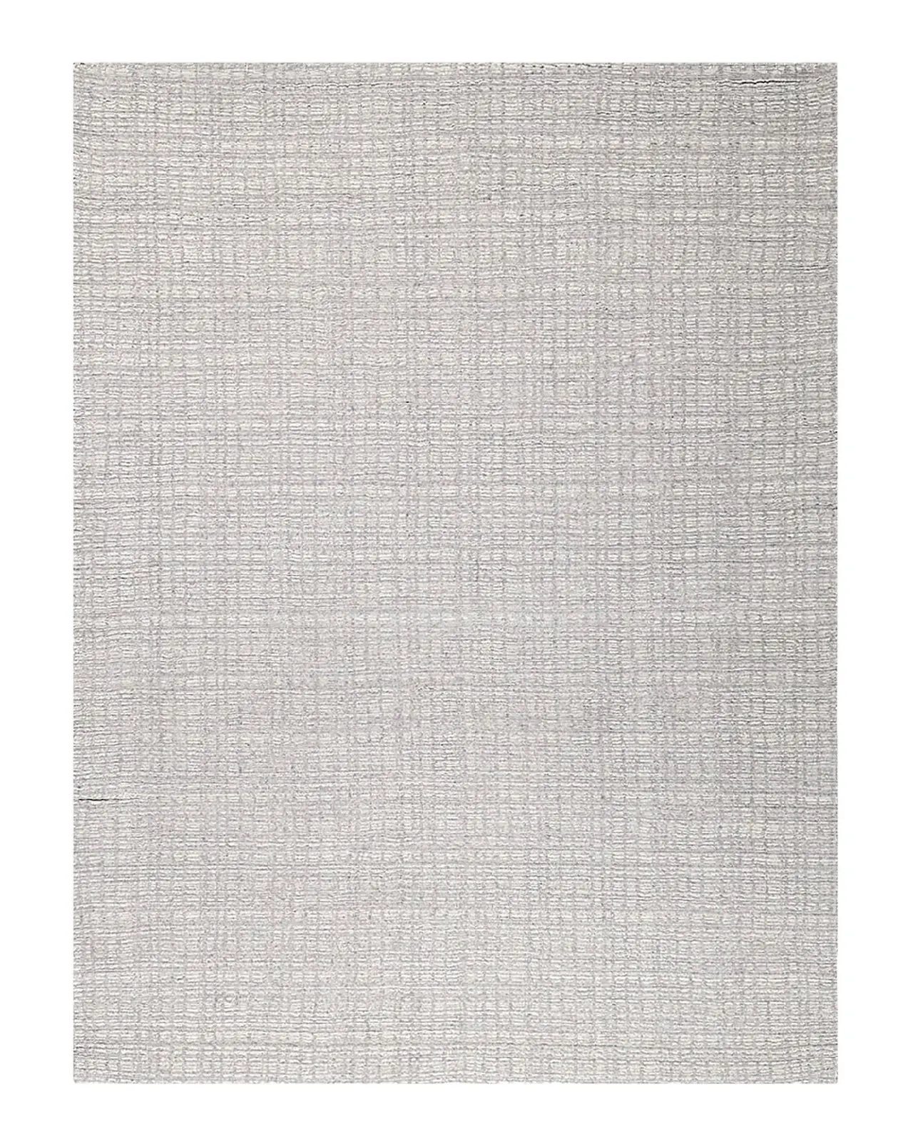 Exquisite Rugs Alpine Hand-Loomed Silver & Ivory Rug