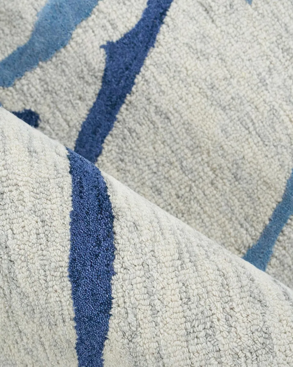 Exquisite Rugs Mystic Hand-Tufted Navy Rug | Thumbnail 4 Exquisite Rugs Mystic Hand-Tufted Navy Rug | Thumbnail 4