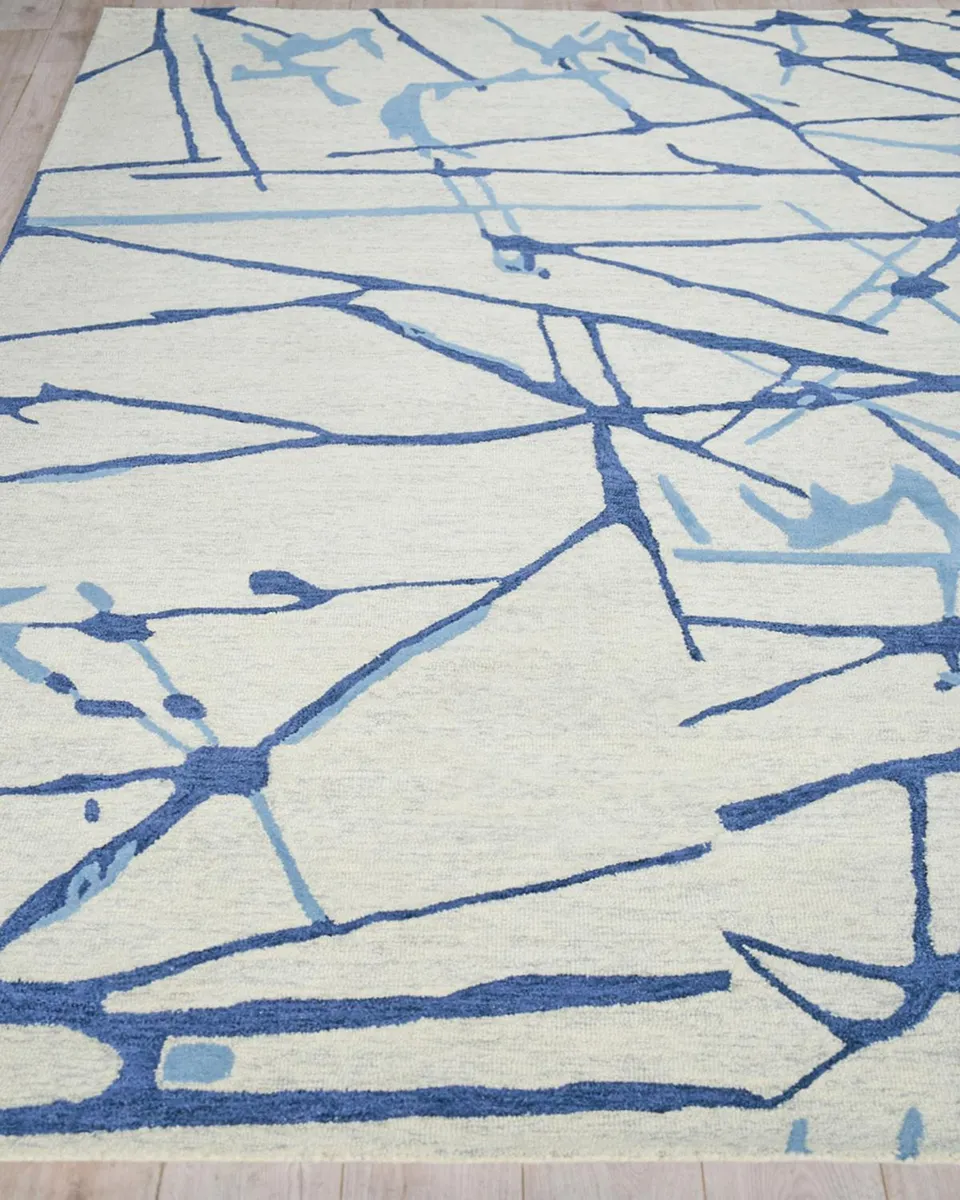 Exquisite Rugs Mystic Hand-Tufted Navy Rug | Thumbnail 2 Exquisite Rugs Mystic Hand-Tufted Navy Rug | Thumbnail 2