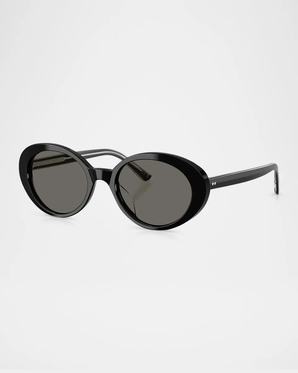 Oliver Peoples Acetate Oval Sunglasses | Thumbnail 3 Oliver Peoples Acetate Oval Sunglasses | Thumbnail 3
