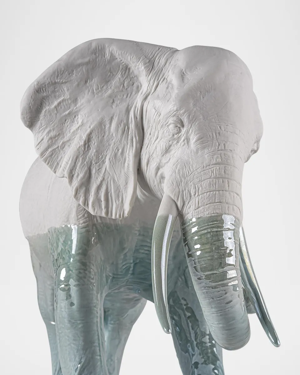 Lladro Elephant Underwater Sculpture | Thumbnail 3 Lladro Elephant Underwater Sculpture | Thumbnail 3