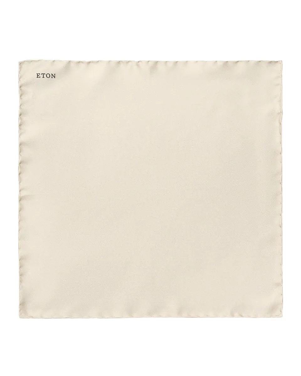 Eton White Silk Pocket Square | Thumbnail 3 Eton White Silk Pocket Square | Thumbnail 3