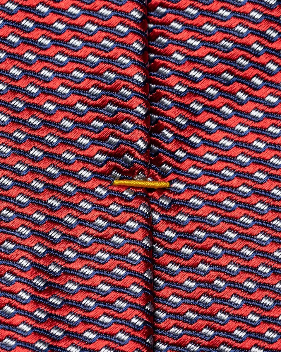 Eton Men's Geometric Silk Tie | Thumbnail 3 Eton Men's Geometric Silk Tie | Thumbnail 3