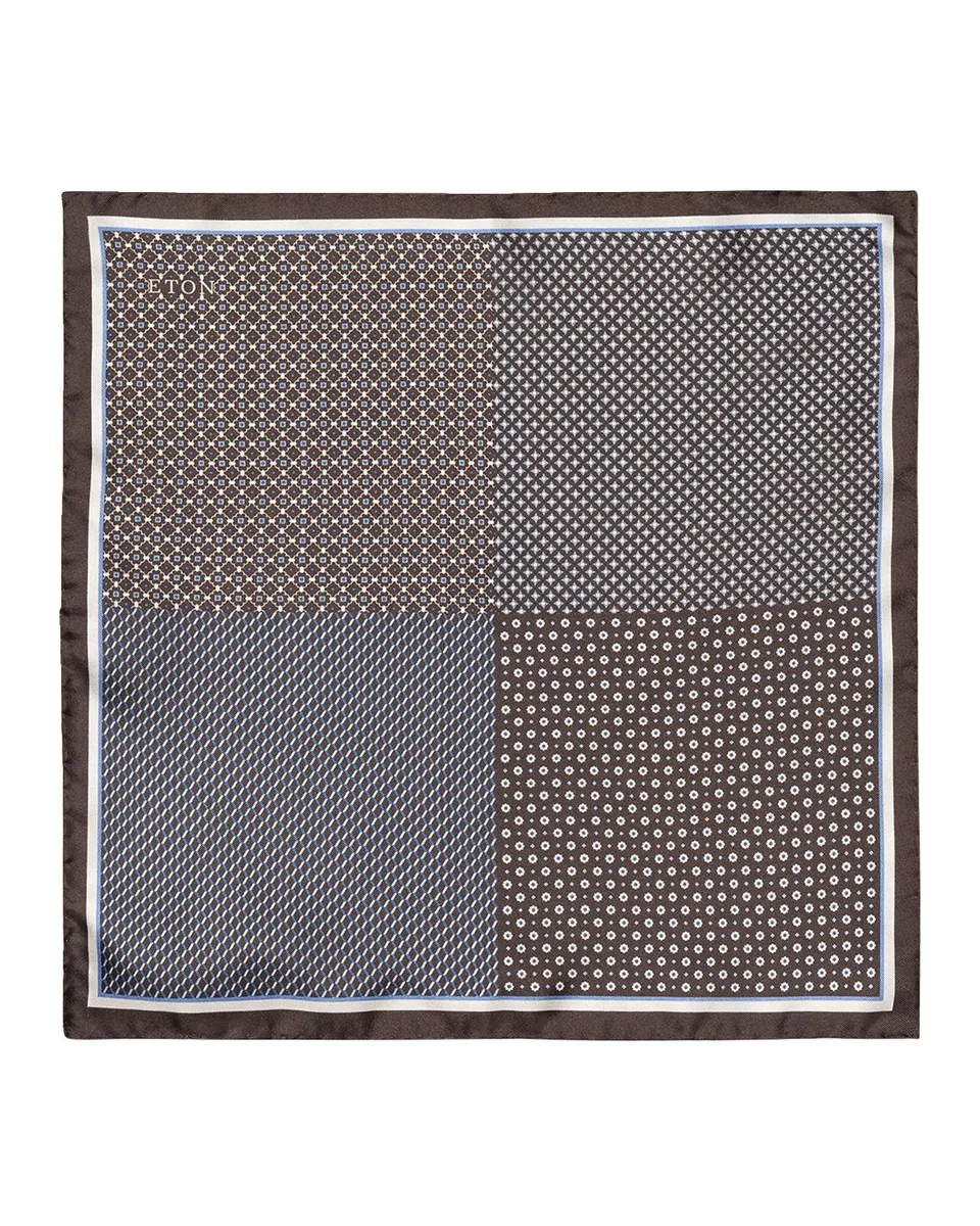 Eton Men's Four-Sided Silk Pocket Square | Thumbnail 3 Eton Men's Four-Sided Silk Pocket Square | Thumbnail 3
