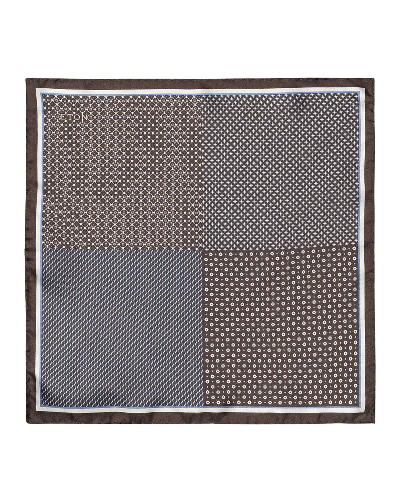 Eton Men's Four-Sided Silk Pocket Square