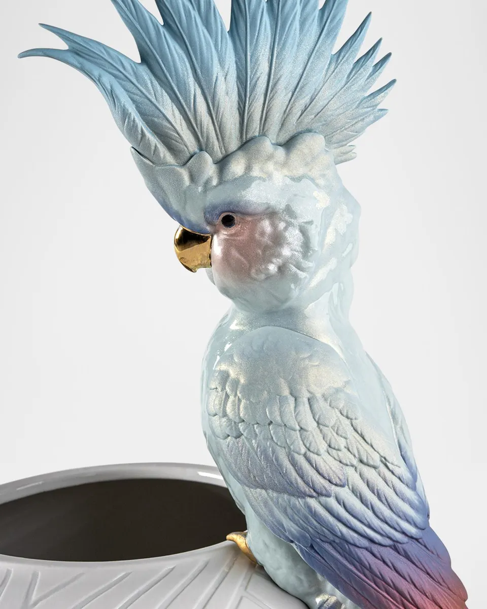 Lladro Cockatoo 20" Vase | Thumbnail 2