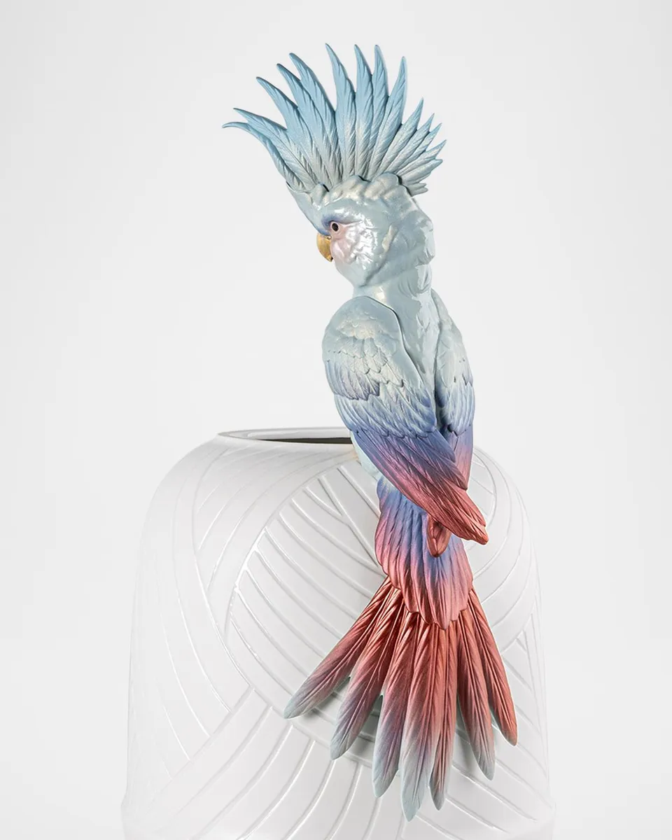 Lladro Cockatoo 20" Vase | Thumbnail 3
