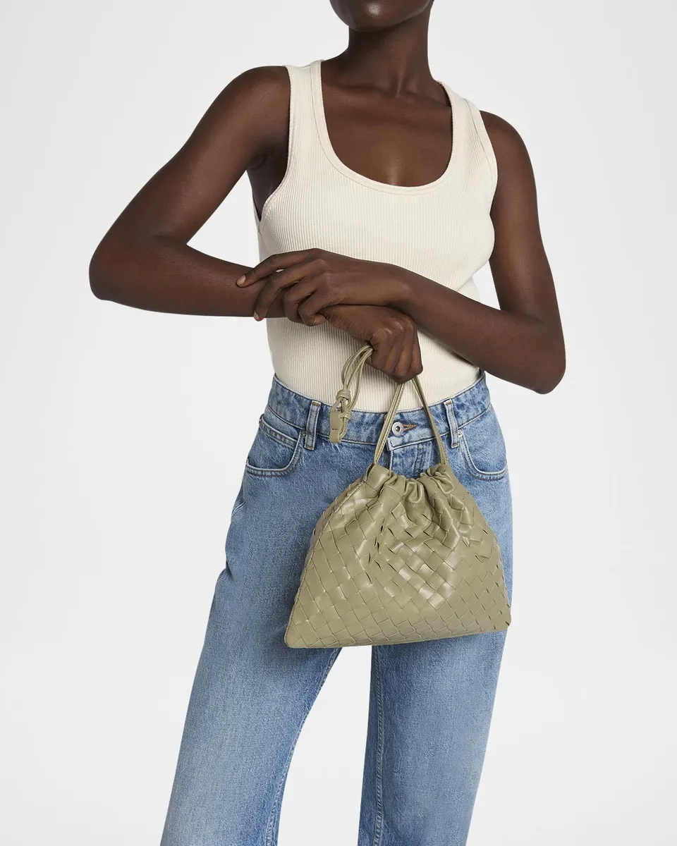 Bottega Veneta Medium Leather Pouch Bag | Thumbnail 2 Bottega Veneta Medium Leather Pouch Bag | Thumbnail 2