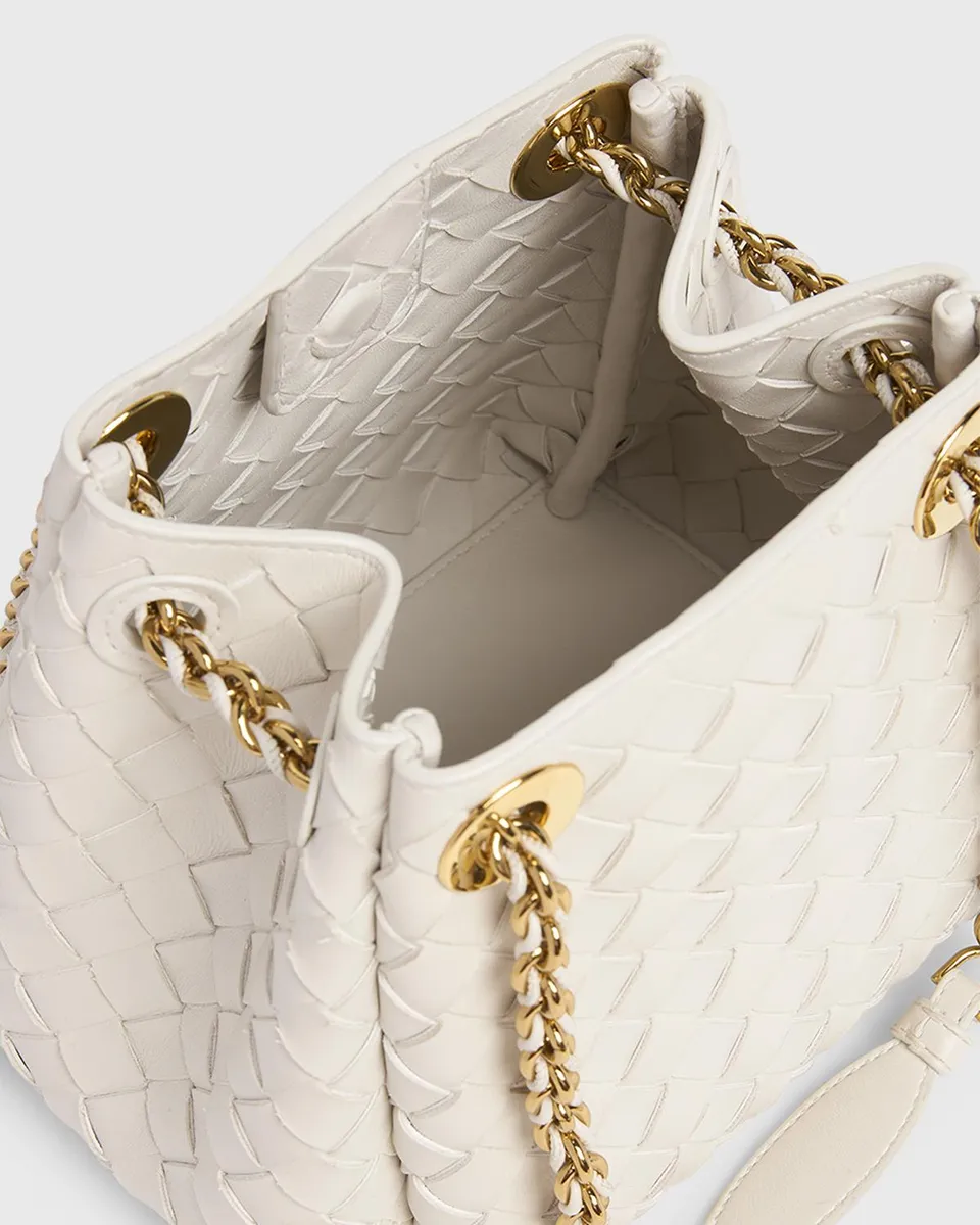 Bottega Veneta Small Parachute Leather Shoulder Bag | Thumbnail 4 Bottega Veneta Small Parachute Leather Shoulder Bag | Thumbnail 4