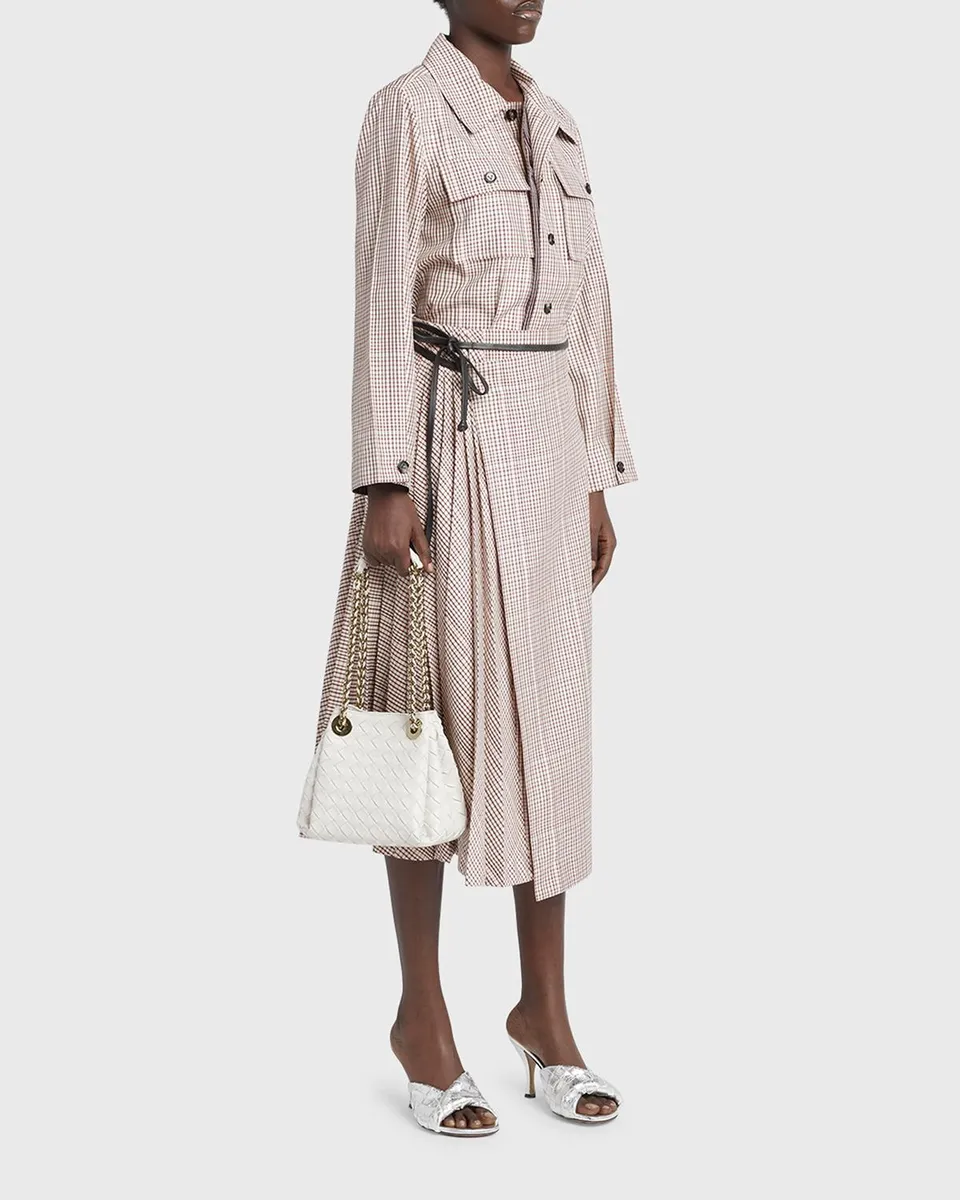 Bottega Veneta Small Parachute Leather Shoulder Bag | Thumbnail 5 Bottega Veneta Small Parachute Leather Shoulder Bag | Thumbnail 5