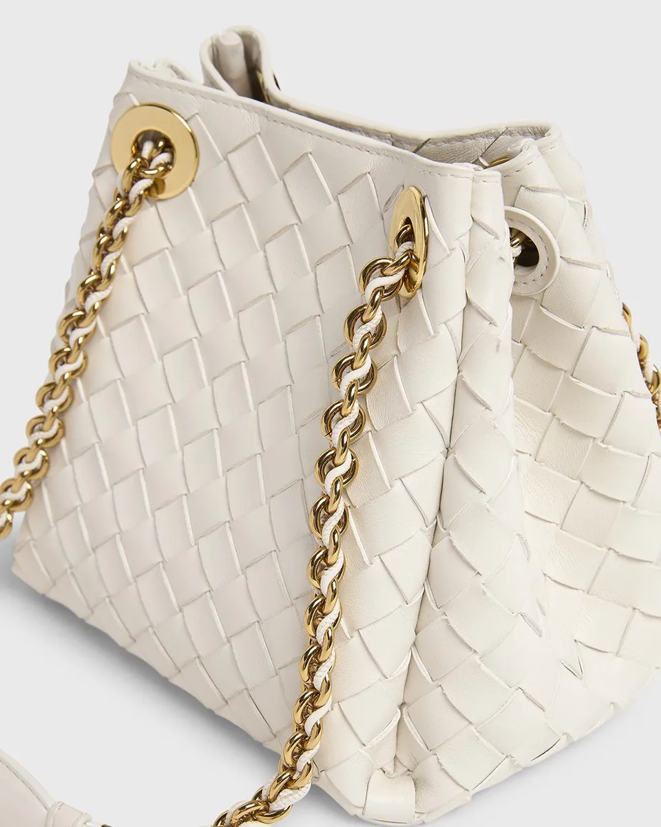 Bottega Veneta Small Parachute Leather Shoulder Bag | Thumbnail 6 Bottega Veneta Small Parachute Leather Shoulder Bag | Thumbnail 6