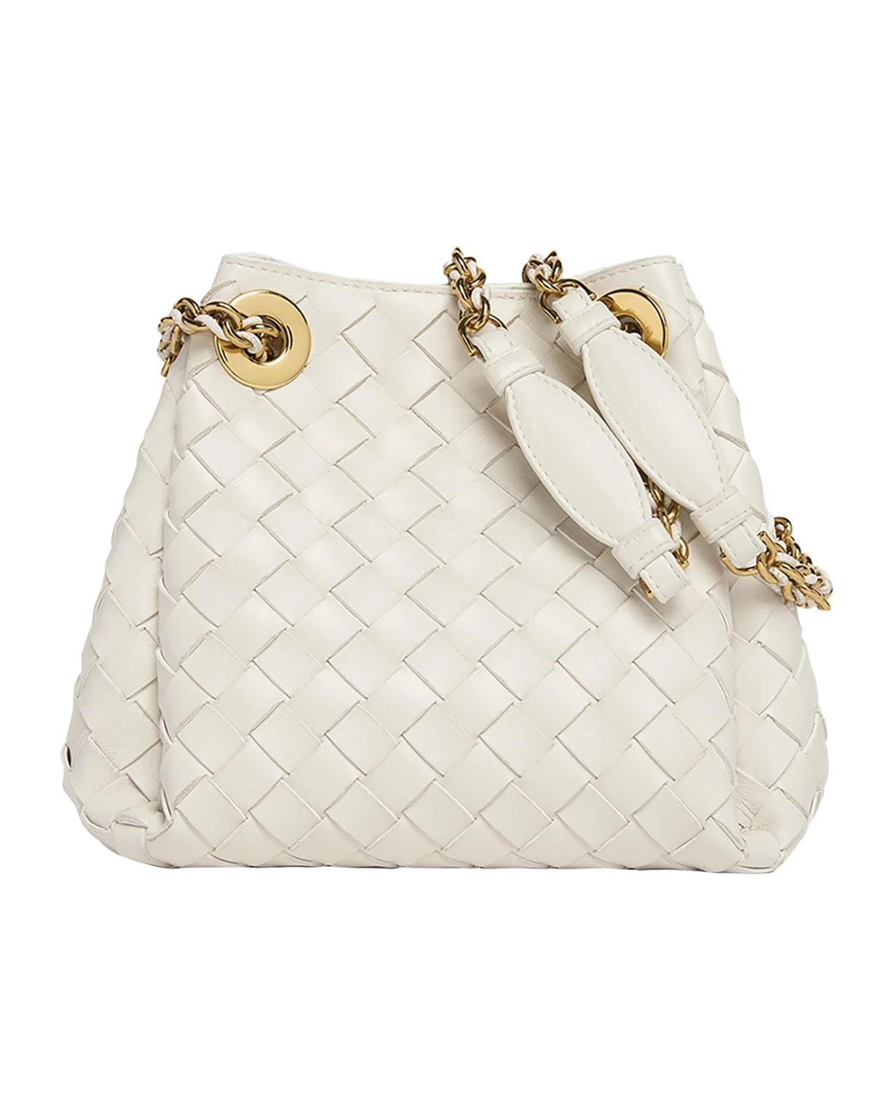 Small Parachute Leather Shoulder Bag