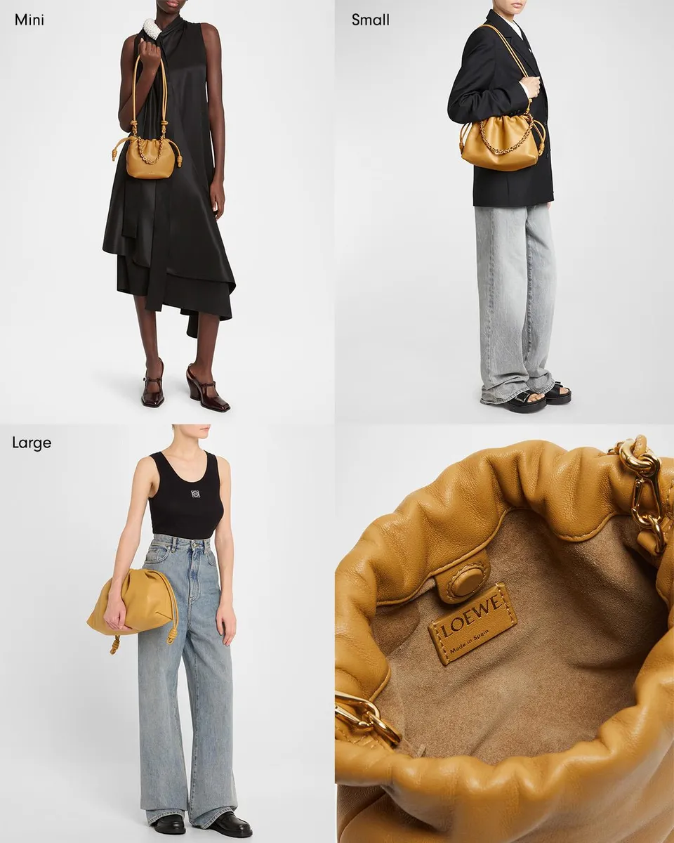 Loewe Flamenco Small Shoulder Bag in Napa Leather | Thumbnail 8