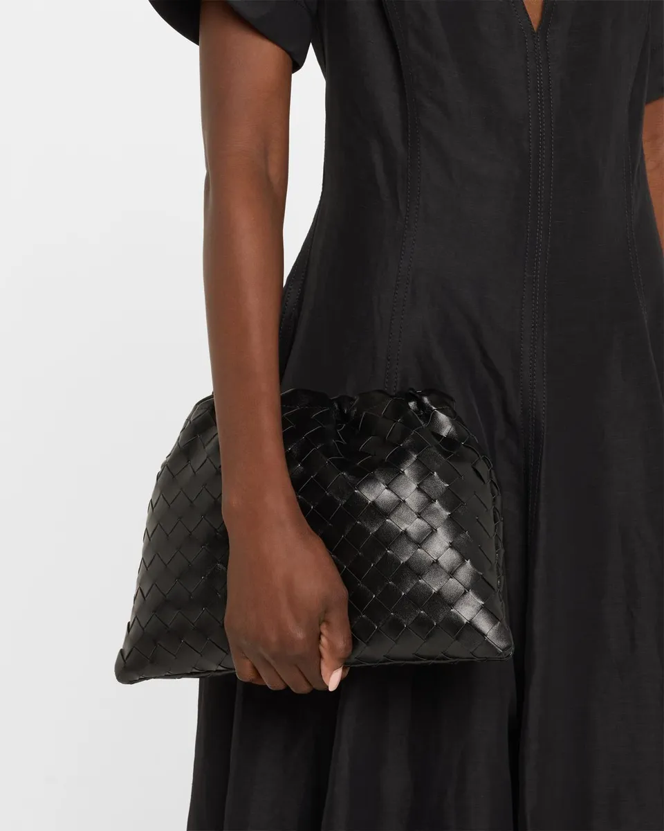 Bottega Veneta Medium Leather Pouch Bag | Thumbnail 2 Bottega Veneta Medium Leather Pouch Bag | Thumbnail 2