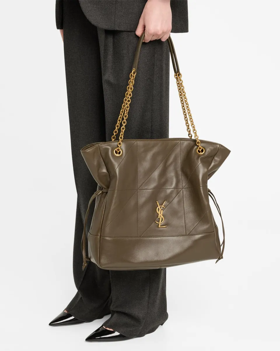 Saint Laurent Jamie 4.3 Medium Shopping Tote Bag in Quilted Leather | Thumbnail 2 Saint Laurent Jamie 4.3 Medium Shopping Tote Bag in Quilted Leather | Thumbnail 2