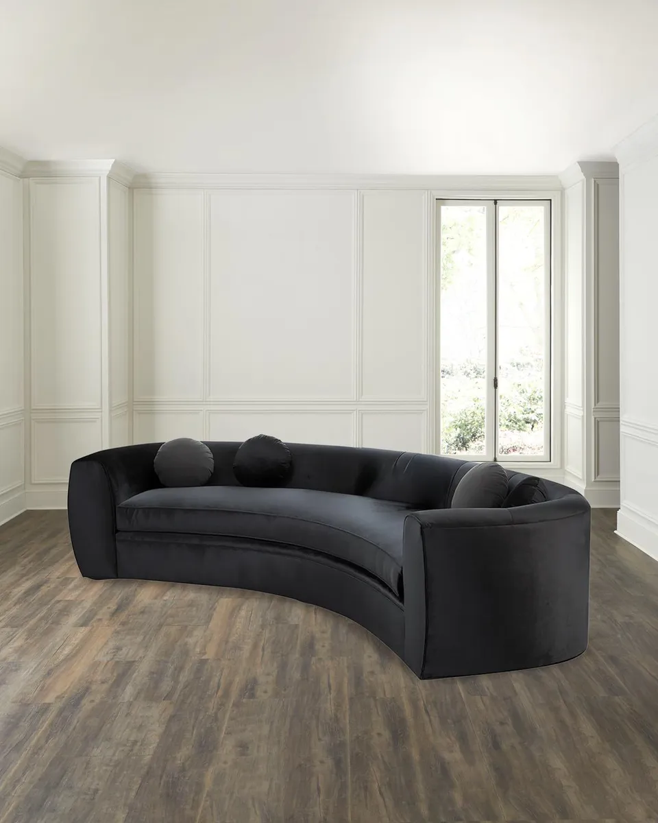 Haute House Carmen Velvet Sofa | Thumbnail 2 Haute House Carmen Velvet Sofa | Thumbnail 2