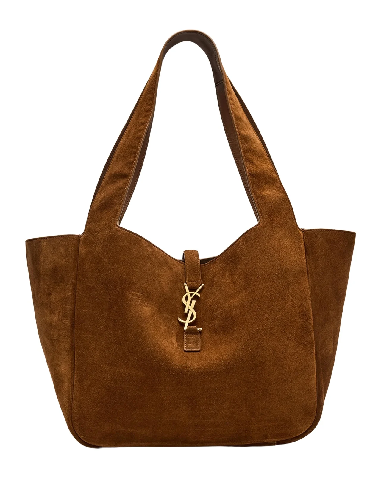 Saint Laurent Le 5 À 7 Bea YSL Cabas Tote Bag in Suede