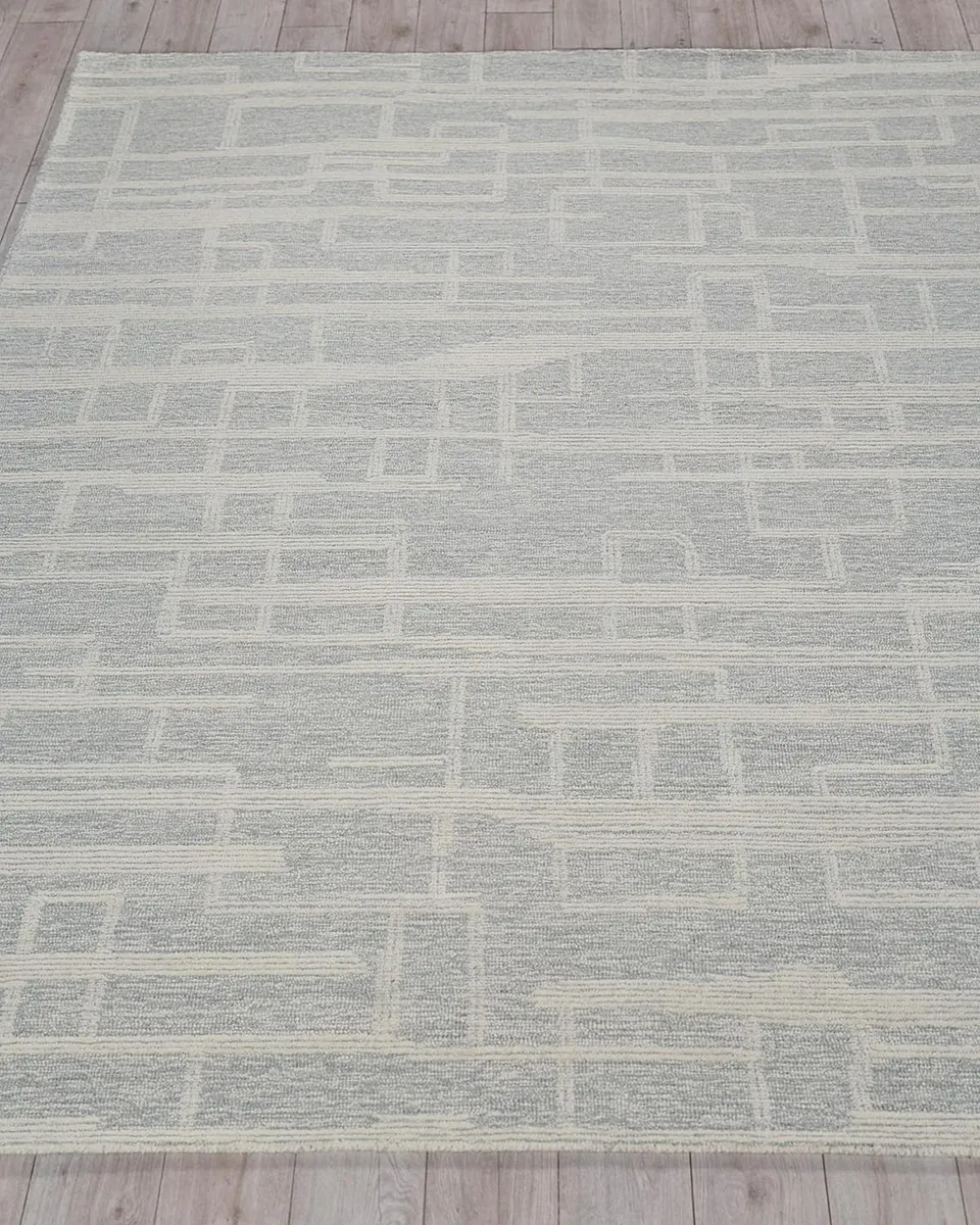 Exquisite Rugs Park City Hand-Tufted Light Gray/Ivory Rug | Thumbnail 4 Exquisite Rugs Park City Hand-Tufted Light Gray/Ivory Rug | Thumbnail 4