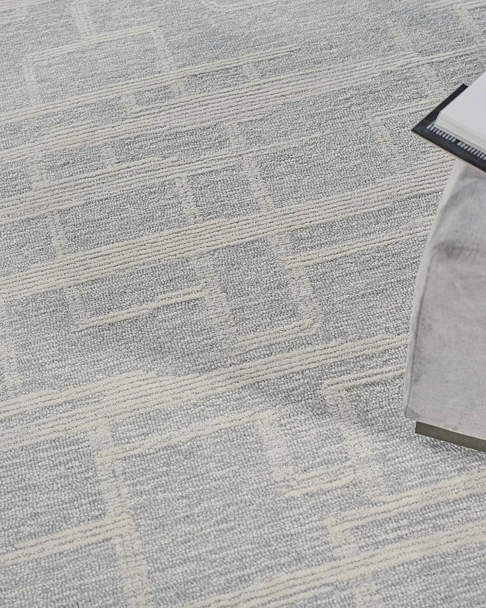 Exquisite Rugs Park City Hand-Tufted Light Gray/Ivory Rug | Thumbnail 8 Exquisite Rugs Park City Hand-Tufted Light Gray/Ivory Rug | Thumbnail 8