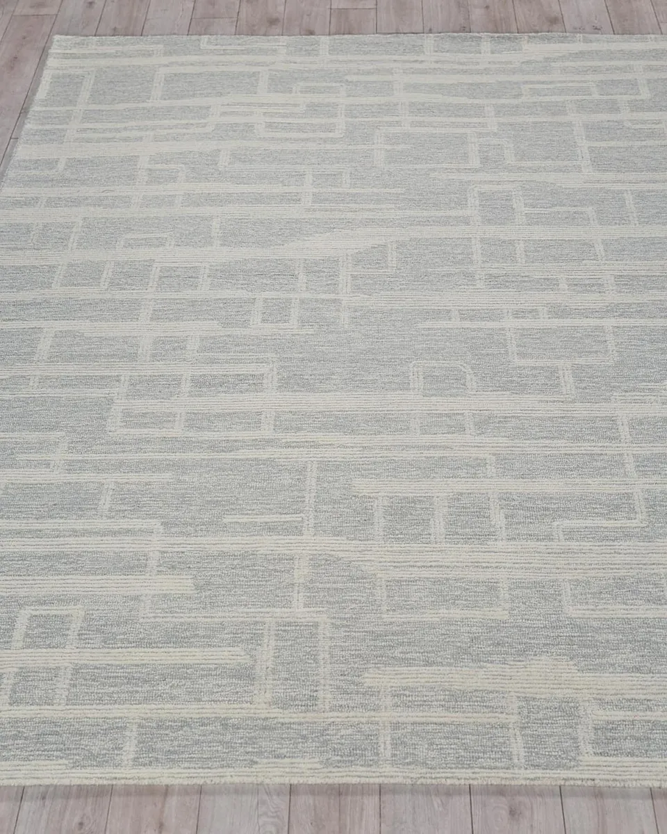 Exquisite Rugs Park City Hand-Tufted Light Gray/Ivory Rug | Thumbnail 4 Exquisite Rugs Park City Hand-Tufted Light Gray/Ivory Rug | Thumbnail 4