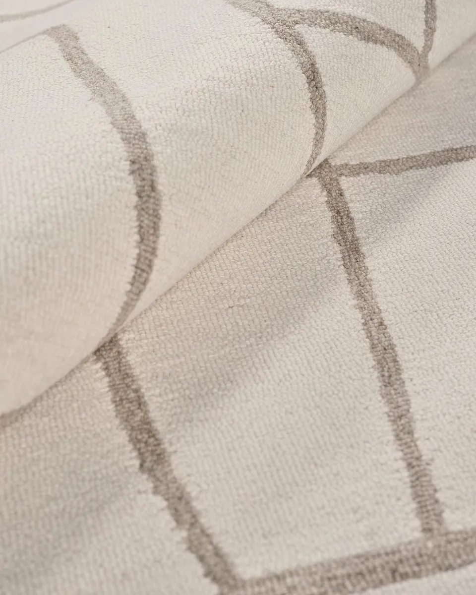 Exquisite Rugs Tangiers Hand-Tufted Ivory/Beige Rug | Thumbnail 5