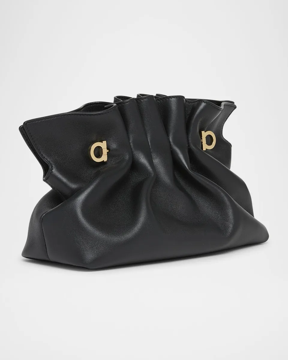 Ferragamo Small Gancio Piercing Shoulder Bag | Thumbnail 3 Ferragamo Small Gancio Piercing Shoulder Bag | Thumbnail 3