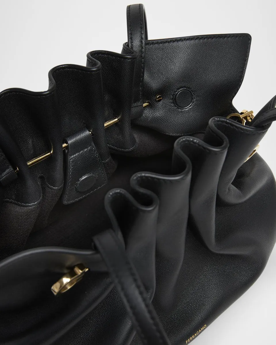 Ferragamo Small Gancio Piercing Shoulder Bag | Thumbnail 4 Ferragamo Small Gancio Piercing Shoulder Bag | Thumbnail 4