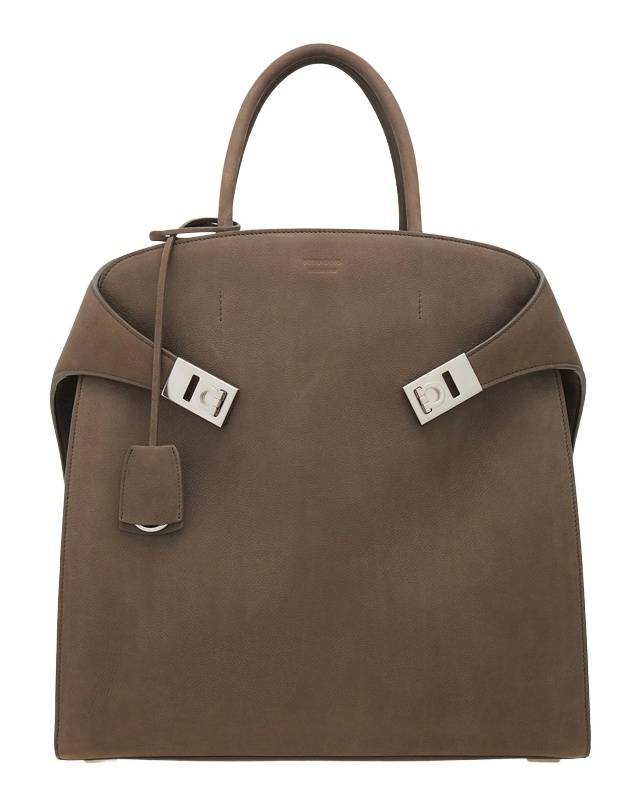 Ferragamo Men's Hug Hammered Calfskin Tote Bag