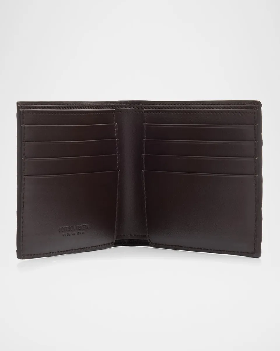 Bottega Veneta Men's Intrecciato Leather Bifold Wallet | Thumbnail 4