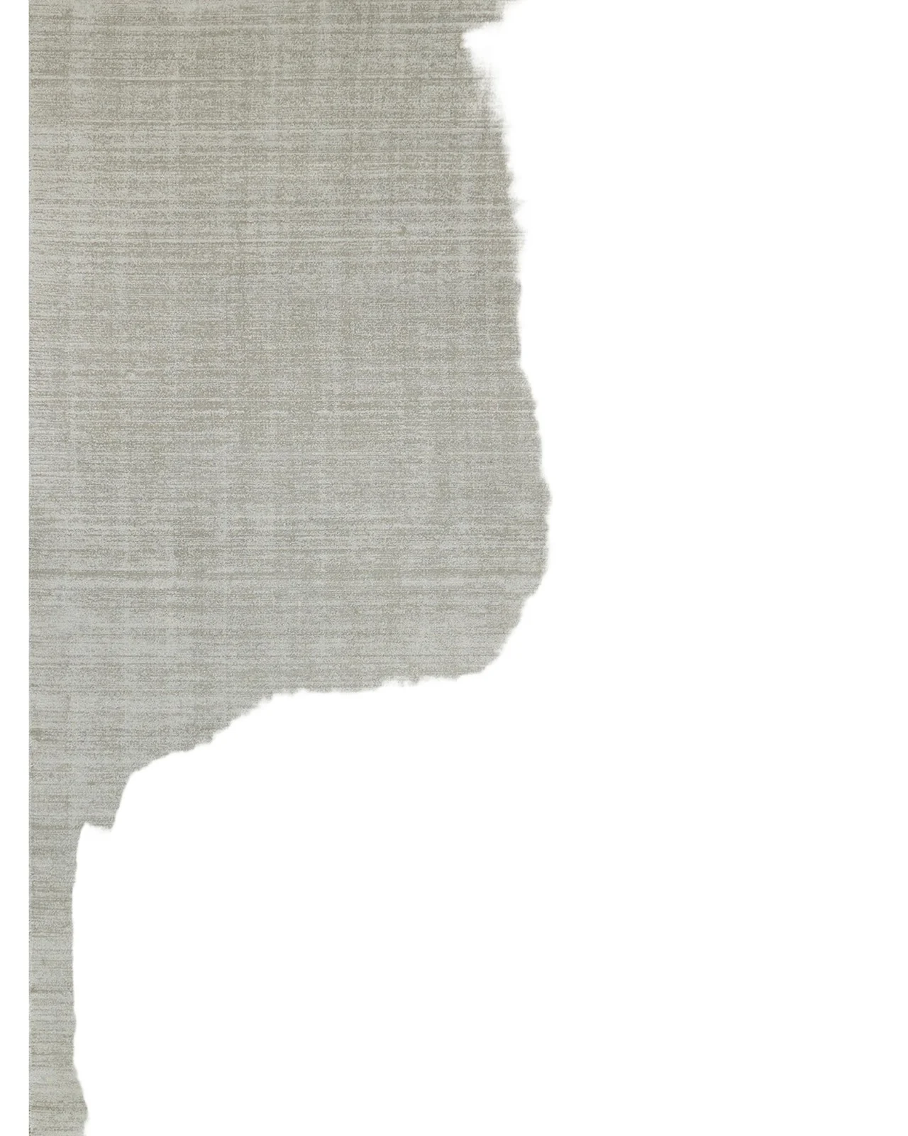 Exquisite Rugs Martelli Modern Hand-Loomed Silver Rug, 4 ' x 6 '