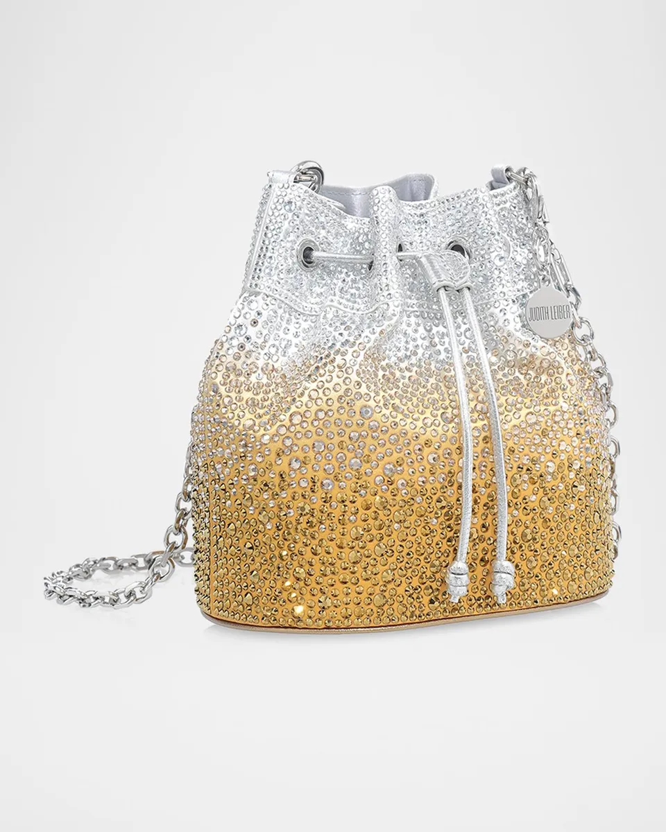 Judith Leiber Couture Piper Gradient Crystal Bucket Bag | Thumbnail 2 Judith Leiber Couture Piper Gradient Crystal Bucket Bag | Thumbnail 2