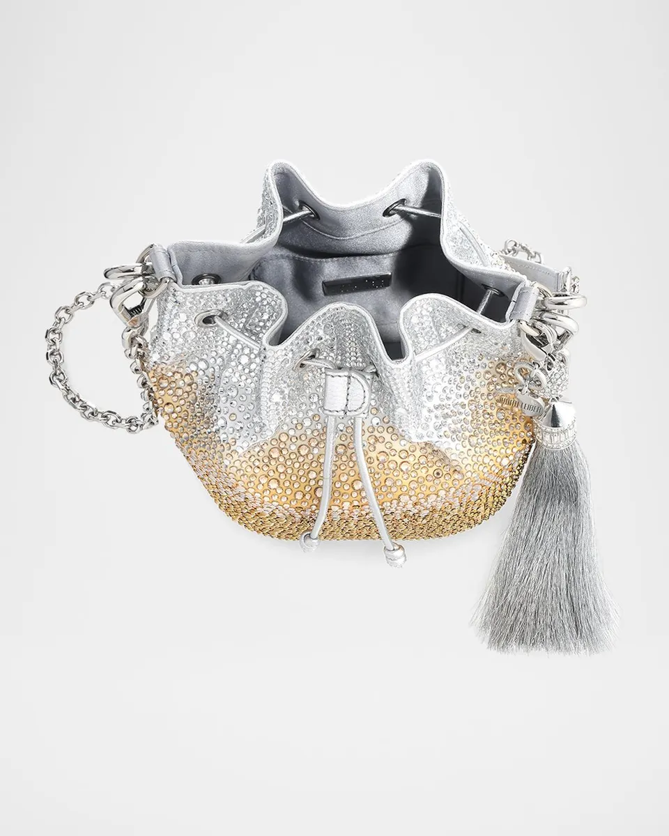 Judith Leiber Couture Piper Gradient Crystal Bucket Bag | Thumbnail 3 Judith Leiber Couture Piper Gradient Crystal Bucket Bag | Thumbnail 3