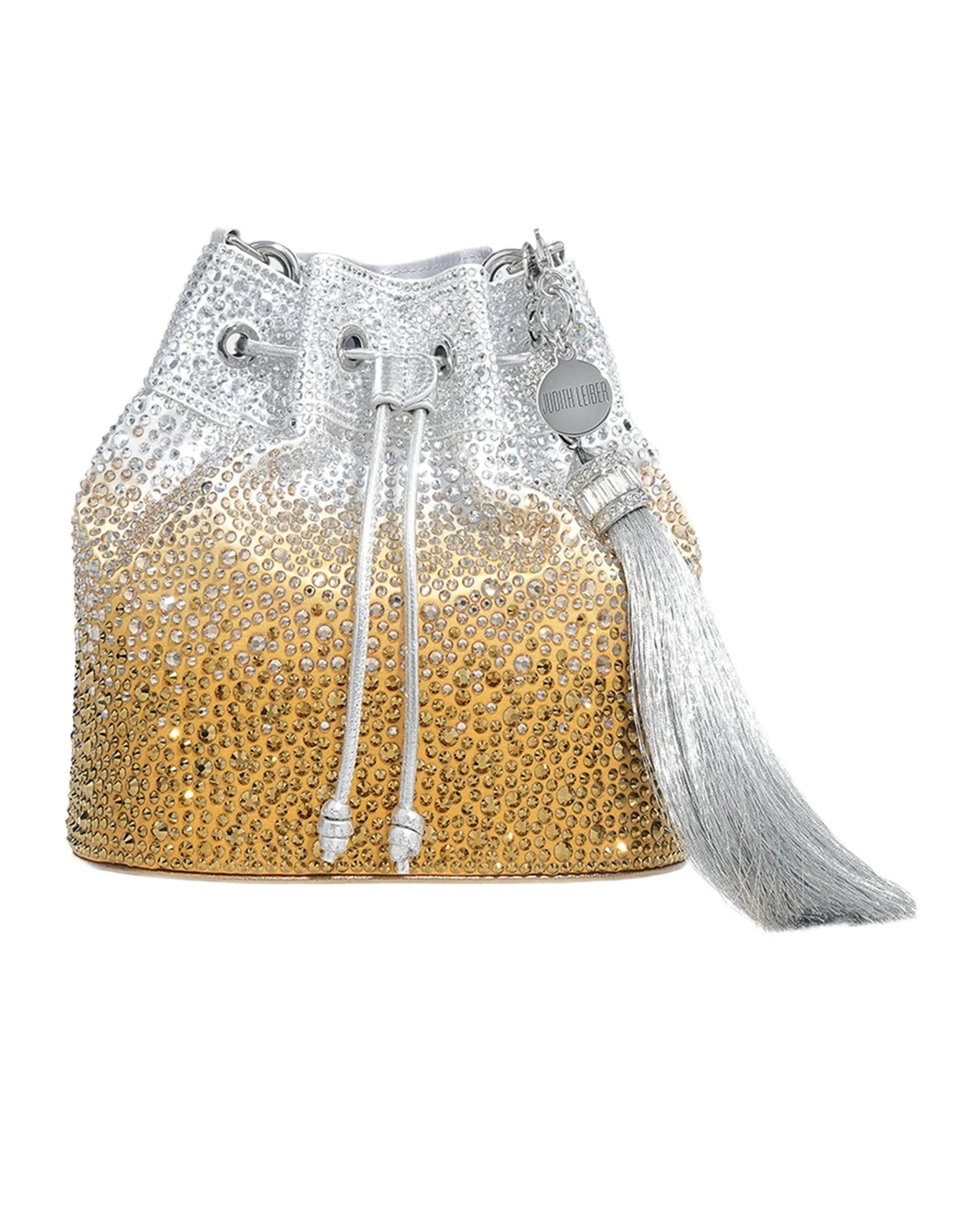 Judith Leiber Couture Piper Gradient Crystal Bucket Bag