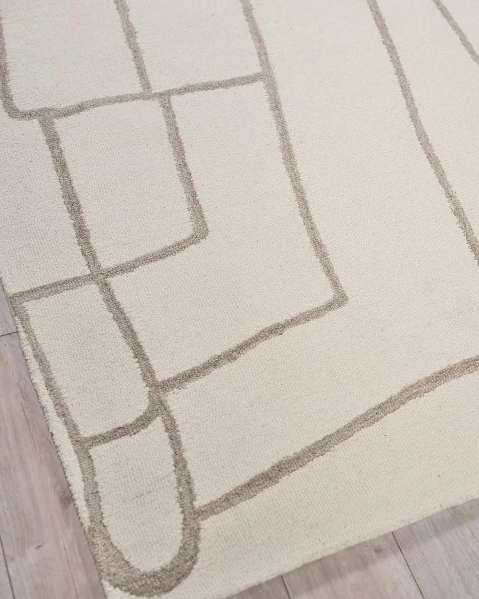 Exquisite Rugs Tangiers Hand-Tufted Ivory/Beige Rug | Thumbnail 3 Exquisite Rugs Tangiers Hand-Tufted Ivory/Beige Rug | Thumbnail 3