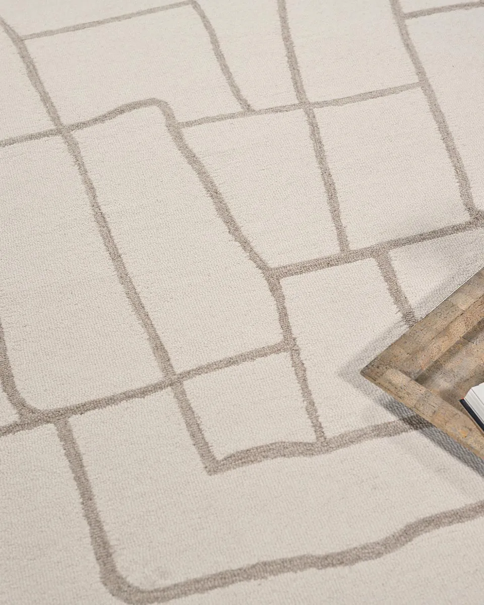 Exquisite Rugs Tangiers Hand-Tufted Ivory/Beige Rug | Thumbnail 6 Exquisite Rugs Tangiers Hand-Tufted Ivory/Beige Rug | Thumbnail 6