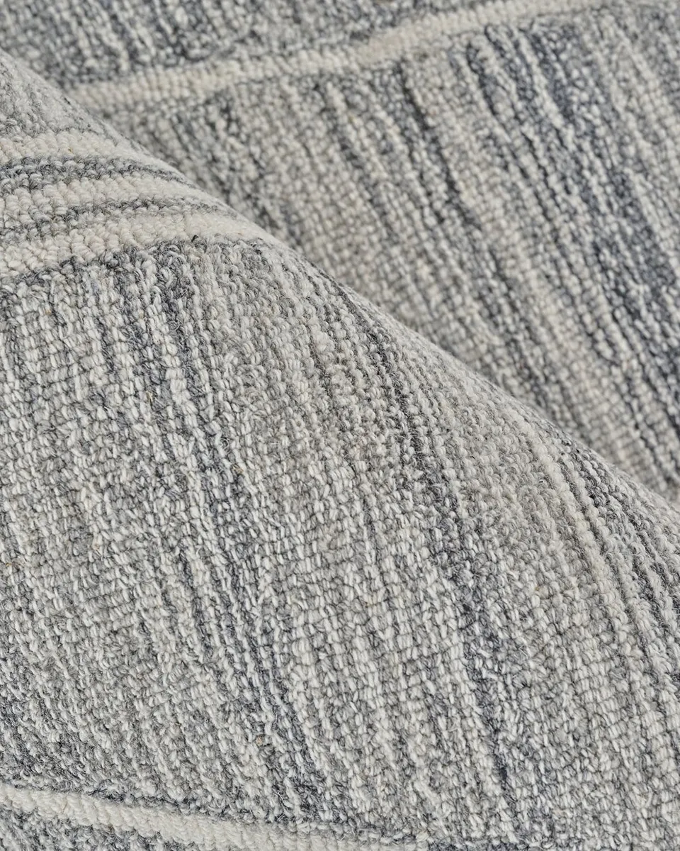 Exquisite Rugs Tangiers Hand-Tufted Gray/Ivory Rug, 12 ' x 15 ' | Thumbnail 4