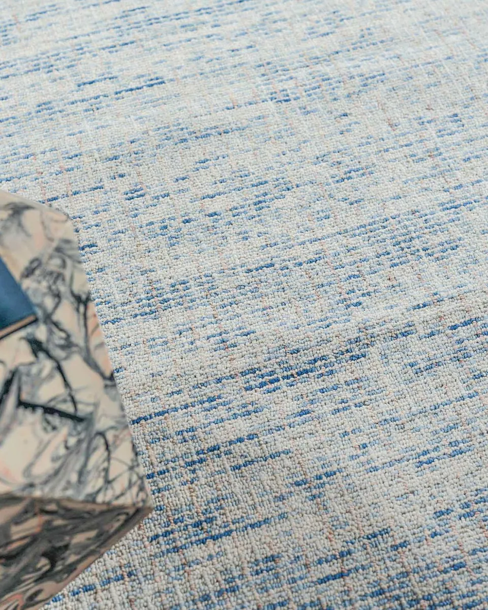 Exquisite Rugs Andora Hand-Tufted Blue/Ivory Rug | Thumbnail 5 Exquisite Rugs Andora Hand-Tufted Blue/Ivory Rug | Thumbnail 5
