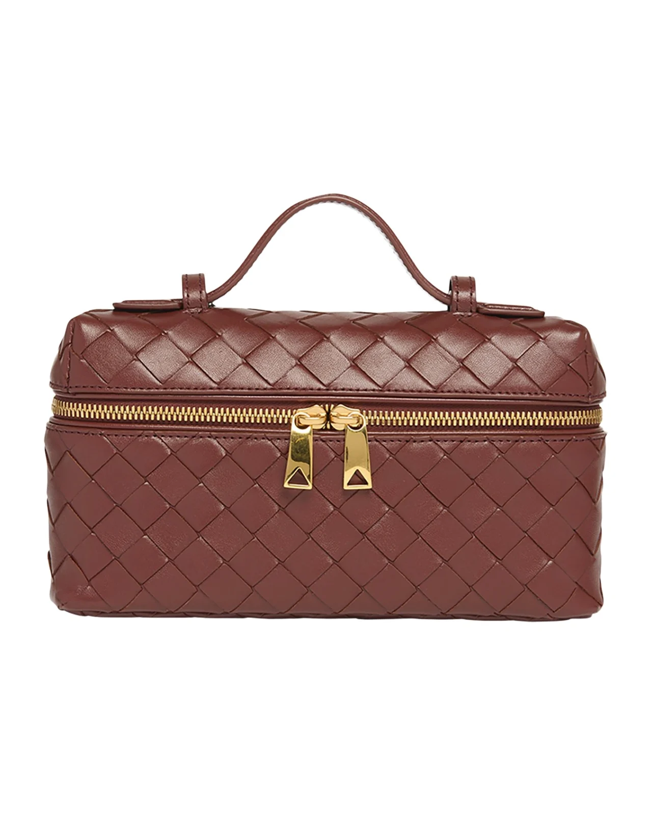 Bang Bang Vanity Intrecciato Leather Crossbody Bag