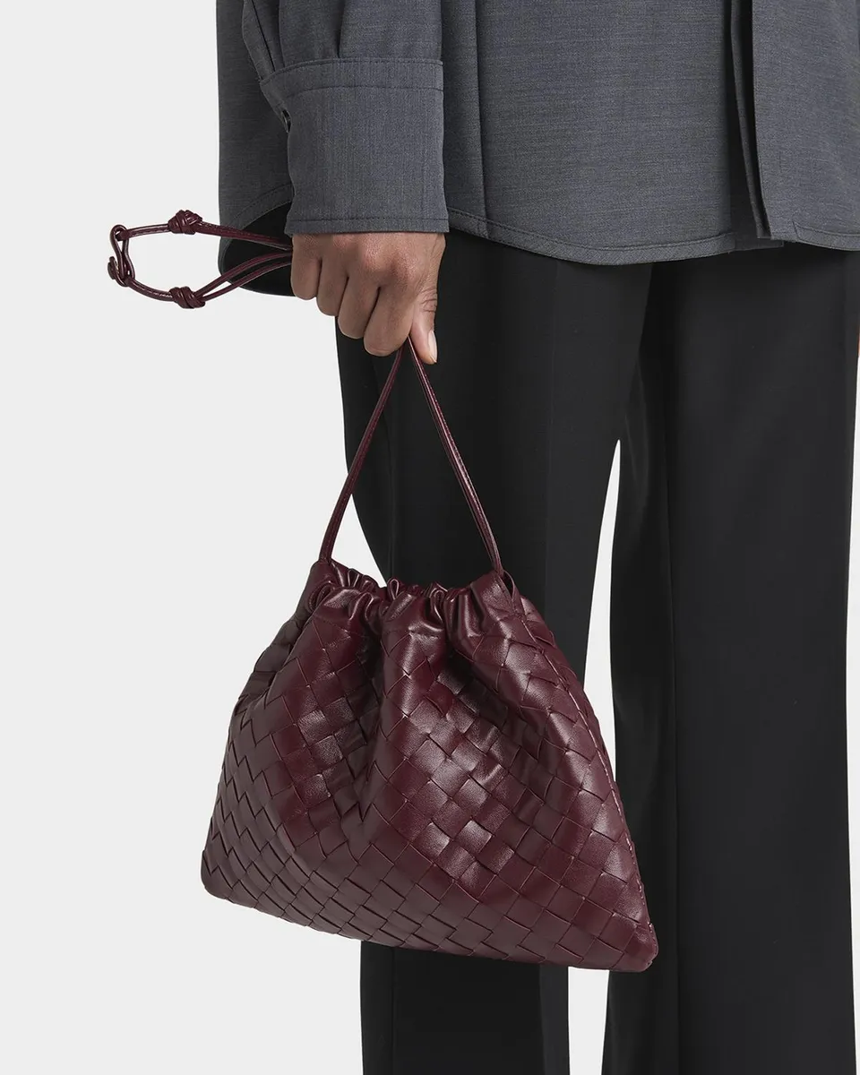 Bottega Veneta Medium Leather Pouch Bag | Thumbnail 2 Bottega Veneta Medium Leather Pouch Bag | Thumbnail 2