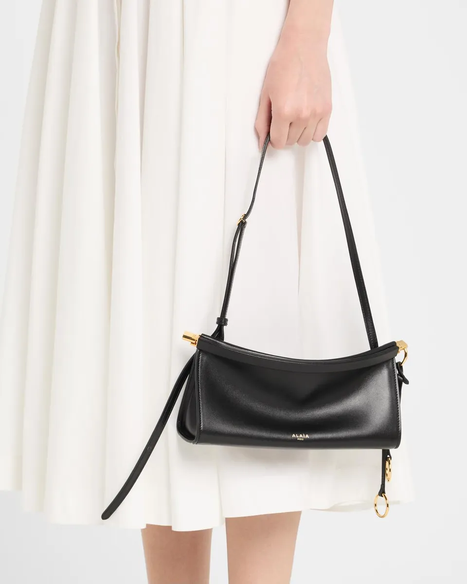 Alaïa Le Click Small Shoulder Bag in Glossy Leather | Thumbnail 2 Alaïa Le Click Small Shoulder Bag in Glossy Leather | Thumbnail 2