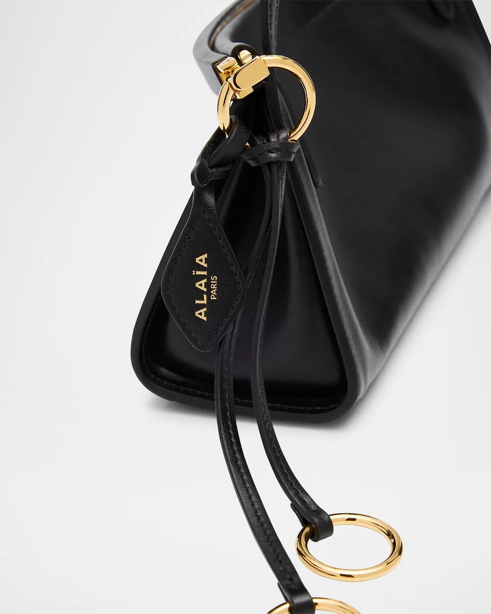 Alaïa Le Click Small Shoulder Bag in Glossy Leather | Thumbnail 6 Alaïa Le Click Small Shoulder Bag in Glossy Leather | Thumbnail 6