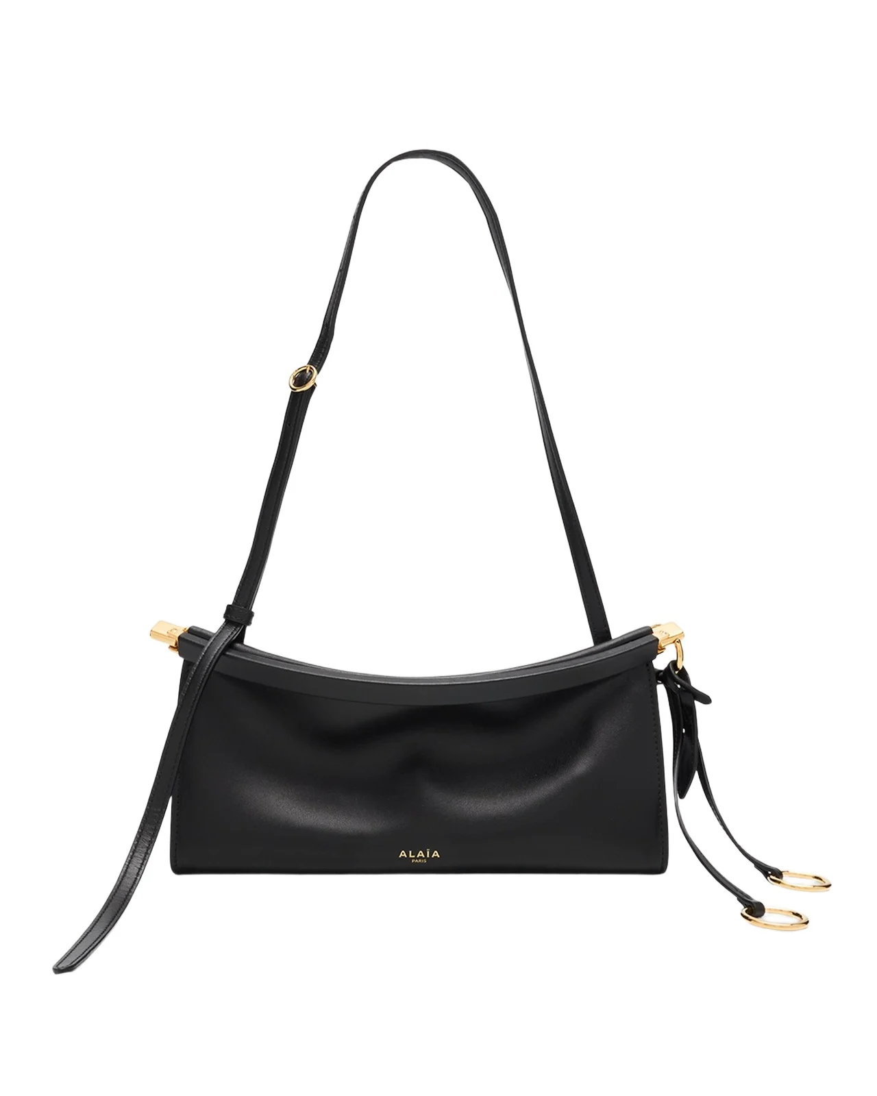 Le Click Small Shoulder Bag in Glossy Leather Le Click Small Shoulder Bag in Glossy Leather